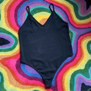 Soft & Stretchy Cotton Blend Thong Bodysuit